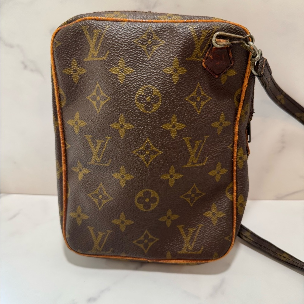 Louis Vuitton Vintage Monogram Canvas Danube Mini Shoulder Crossbody Bag
